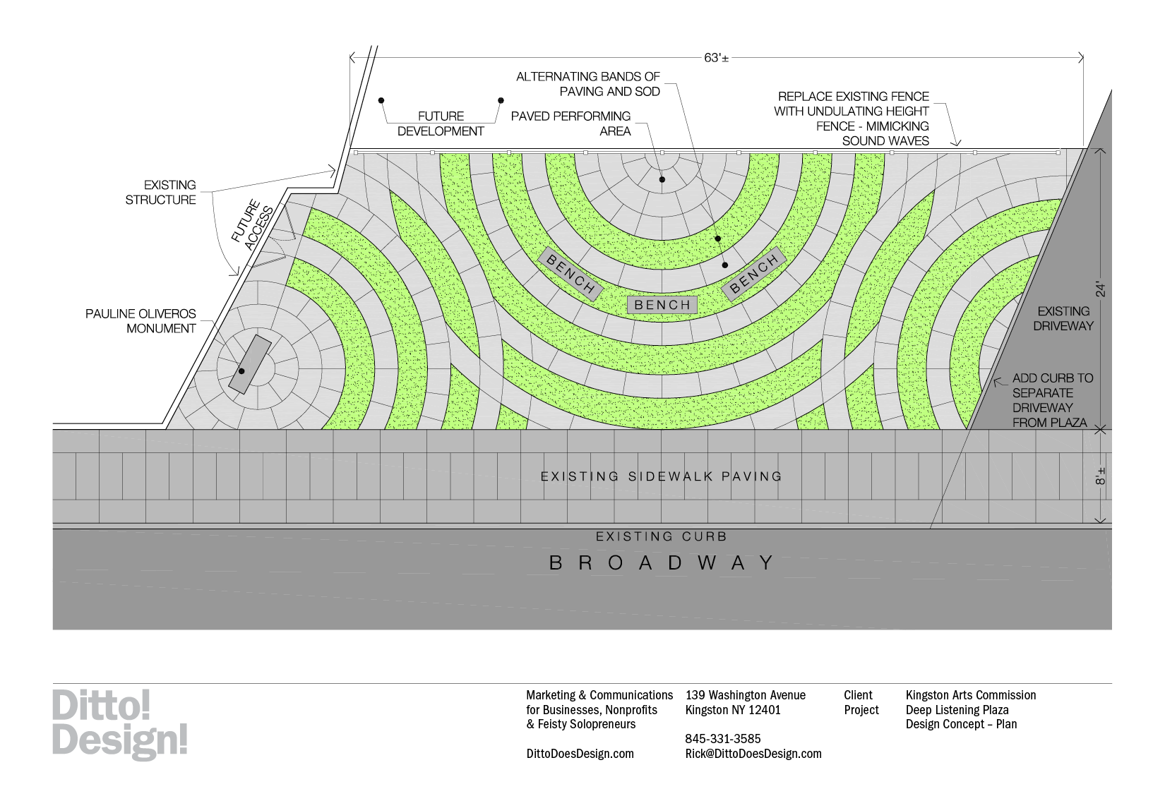 Proposed Plaza Plan