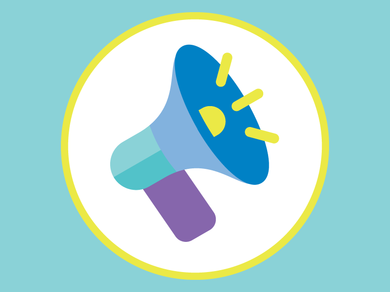 Kalvin Public Relations bullhorn icon